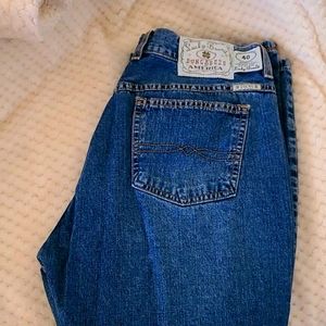 Lucky Brand jeans, low rise, easy fit flare